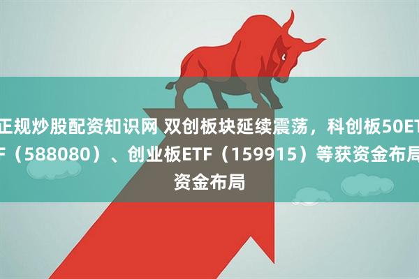 正规炒股配资知识网 双创板块延续震荡，科创板50ETF（588080）、创业板ETF（159915）等获资金布局
