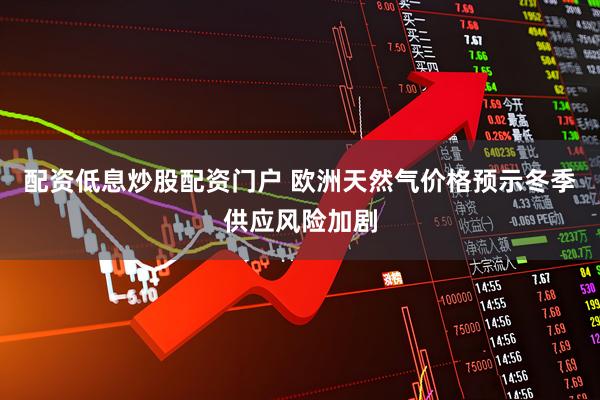 配资低息炒股配资门户 欧洲天然气价格预示冬季供应风险加剧