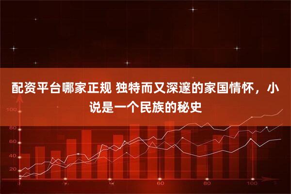 配资平台哪家正规 独特而又深邃的家国情怀，小说是一个民族的秘史